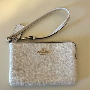 White coach wristlet